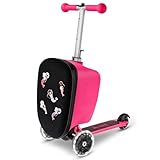 Micro™ Luggage junior Patch & Play | Kindertrolley mit Scooter | Höhenverstellbar & klappbar | Reisekoffer | Kinder Handgepäck IATA konform | Koffer, Trolley & Roller in einem ab 3 Jahre