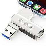 EOZNOE USB Stick 64GB für iPhone,High Speed USB 3.0 Phone Flash Laufwerk Externer Speicher zum mehr Fotos und Videos, Metalle Foto Stick Speicherstick für Phone/ipad/Android/pc