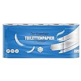 by Amazon Toilettenpapier 3-lagig Ohne Duft, 200 Blatt, 10 Rollen, 1er-Pack
