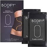 Bodify Original Ersatz-Pads 2er-Set (Ohne Controller) für EMS Bauchtrainer Pro - Bauchmuskeltrainer für Männer und Frauen