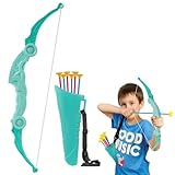 flintronic Bogenschießen Set, Pfeil und Bogen Set für Kinder, Bogenschießen Spielzeug Set Kinder mit 1 Köcher/6 Saugnapfpfeile, für Jungen und Mädchen ab 3-8 Jahren