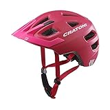 Cratoni Mädchen Maxster Pro Helm, Pink Rose, S/M (51-56 cm)