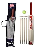 DIVCHI Cricket-Set in Netz-Tragetasche, erhältlich in Größe 5, geeignet für Kinder von ca. 8–12 Jahren