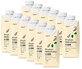 Vilgain Protein Milkshake, 33g Eiweiß pro Portion, Laktosearm, Fertiger Milchproteinshake, Hochwertige Zutaten, Ohne Künstliche Zusätze, Mit Stevia Gesüßt (12x 330ml, Vanille)
