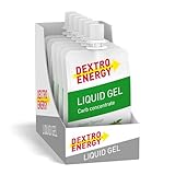 DEXTRO ENERGY LIQUID GEL APPLE - 6x60ml (6er Pack) - Traubenzucker Konzentrat aus schnell verfügbaren Kohlenhydraten, Energy Gel, mit Apfel Geschmack, Energy Riegel Alternative, für Ausdauersport