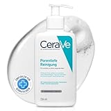 CeraVe Schäumendes Reinigungsgel für das Gesicht, Porentiefe Reinigung bei unreiner und zu Akne neigender Haut, Mit Salicylsäure, weißer Tonerde und Niacinamid, 236 ml [Die Verpackung kann variieren]