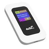 Sxhlseller 300 Mbit/S 4G Mobile WiFi Hotspot -Gerät mit SIM -Slot, Taschen -Wireless -Router für Reisen, Camping, USB C Wiederaufladbar, Verbindet Bis zu 10 Geräte