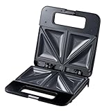 CONGARTENO Elektrischer Mini Sandwich Maker mit Doppelter Heizfunktion Antihaftbeschichtete Backfläche Automatische Temperaturkontrolle Energiesparend Rutschfest Kompaktes Design für