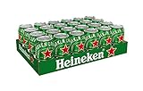 Heineken Pils Bier (24 x 0,33 l Dosen) - Dosenbier auf der Palette, 5% Alkoholgehalt, 100% natürliche Zutaten, erfrischend milder Geschmack