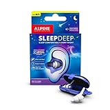 Alpine SleepDeep Weiche Gel Ohrstöpsel zum Schlafen - Revolutionäres 3D Gel für maximalen Komfort und Dämpfung - Weich für Seitenschläfer - Reduzieren Schnarchgeräusche - 1-Paar wiederverwendbar