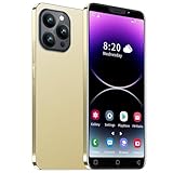 MTGud Günstige Smartphones, 5,0 Zoll IPS Display, 16GB ROM, 128GB, erweiterbar, Android 9.0, Dual-SIM-Handy, 3000 mAh Akku für, 3G Mobiltelefone (i15Pro-Gold)