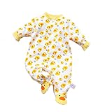 KIDDLETOWN Baby Schlafanzug, Strampler Neugeborene, Baby Schlafstrampler, Baby Strampler Langarm, Baby Pyjam, Baby Kleidung Mädchen, Babyschlafanzug Baumwolle, Schlafanzug für Mädchen Jung
