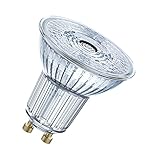 Osram Base PAR16 LED-Reflektorlampe mit GU10-Sockel, 4.3 W, Warmweiß, 10 Stück (1er Pack)