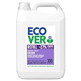 Ecover Waschmittel Color Apfelblüte & Freesie (100 Waschladungen), Flüssigwaschmittel mit pflanzenbasierten Inhaltsstoffen, Colorwaschmittel für Erhalt und Schutz der Kleidung, 5L