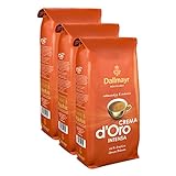 Dallmayr Crema d'Oro Intensa Kaffee, Bohnenkaffee, Röstkaffee, ganze Bohnen, Kaffeebohnen, 3 x 1000 g