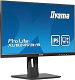 iiyama Prolite XU2493HS-B6 60,5cm 23,8' IPS LED-Monitor Full-HD 100Hz HDMI DP Slim-Line schwarz