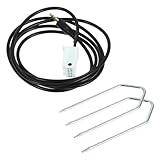 Cabilock Audiokabel männlicher Kopfentfernungsinstrument Radio Audio- Auto-Audiokabel Lärm Automobil auto versorgung AUX-3,5-mm-Kabel AUX-Kabelbaum-Adapter Kunststoff Black