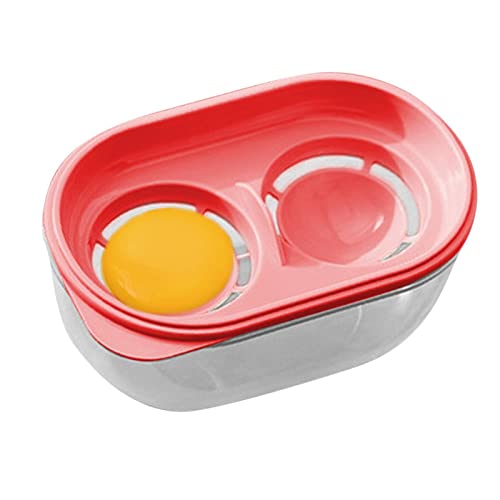 woyufen Ei-Separator - Eiertrenner mit Eiweiß-Aufbewahrungsbox,Hühnerei-Separator, Küchenhelfer, Backwerkzeuge für die Küche