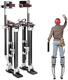 Arbeitsstelzen Für Maler Deckenbauer, Einstellbare Aluminiumstelzen 46-102cm/18-40 Inch,Stelzen Aluminium Professionelle,Handwerkerstelzen Trockenbau Verputzen Stelzen