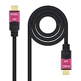 Hochwertiges HDMI-2.0-Kabel, unterstützt 4K bei 60 Hz, langlebiges Design in Schwarz. Inklusive Repeater zur Aufrechterhaltung der Signalqualität bis zu 20 m. Ideal für A/A- und A/M-Verbindungen,