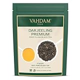 VAHDAM, First Flush Darjeeling Schwarzer tee (100g, 50+ Tassen) Darjeeling Tea First Flush | Schwarzer Tee mit feinstem Aroma | Direkt von der Quelle in Indien