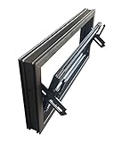 Kellerfenster braun 40 x 30 cm Einfachverglasung
