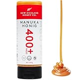 New Zealand Honey Co. Manuka Honig MGO 400+ | 500g Quetschflasche | Aktiv und Roh | Hergestellt in Neuseeland | Zertifiziertem Methylglyoxal Gehalt | 500g