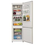 magictec Retro-Kühlschrank mit Gefrierfach | 179cm | 236L(168L/68L) | Total No Frost | Kühl-Gefrier-Kombination | Elektronische Steuerung | Türalarm | Rosa