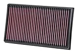 K&N Motorluftfilter 33-3005: Hochleistung, Abwaschbar, Ersatzfilter, Erhöhte Leistung, 2012-2024 (Golf, Tiguan, Passat, Polo, A3, Q2, S3, TT, Ateca, Leon, Laroq, Octavia)