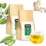 100% Natural Bitter Melon and Mulberry Leaf Tea, Organic Wellness Bitter Melon and Mulberry Tea Bag, Colon Cleanser Detox Herbal Tea (3 Bag)