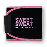 Sports Research Bauchgurt „Sweet Sweat“ zur Förderung der Schweißbildung am Bauch, Herren, Pinkes Logo, Medium: 8' x 41' Length