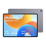 Huawei MatePad 11.5, Neu, Tablet, 6GB+128GB, 11, 5 Zoll FullView Display, 2.2K Auflösung, Aufladen 22, 5 W, WPS Office, Akku mit 7700 mAh, Kamera 13MP, Notes, Space Gray