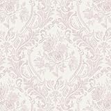 CiCiwind Selbstklebende Tapete Blumen Tapeten 44cm×10m Rosa Wasserdicht Möbelfolie Vinyl Klebefolie Selbstklebend Abnehmbar Klebetapete Selbstklebend für Wand Schränke Möbel