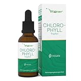 Chlorophyll Tropfen 50 ml - Premium: Bis zu 4-fach höher dosiert (300 mg je Tagesdosis) - Flüssiges Chlorophyll aus Alfalfa Extrakt - Mit gereinigtem Osmosewasser - Vegan - Laborgeprüft