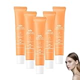 Elycura Haarentfernungscreme, sanfte schmerzlose Haarentfernungscreme für Frauen und Männer, Oberlippe und Kinn, Enthaarungsmittel für empfindliche Haut, mit feuchtigkeitsspendendem Element (5 PCS)