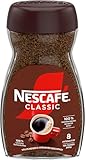 NESCAFÉ CLASSIC, löslicher Bohnenkaffee aus mitteldunkel gerösteten Kaffeebohnen, kräftiger Geschmack & intensives Aroma, koffeinhaltig, 1er Pack (1 x 200g)