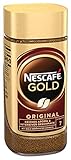 NESCAFÉ GOLD Original, löslicher Bohnenkaffee, Instant-Kaffee aus erlesenen Kaffeebohnen, koffeinhaltig, 1er Pack (1 x 200g)