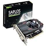 SAPLOS Radeon RX 550 Grafikkarte, 4GBD5, 128-Bit, DisplayPort DVI-D HDMI, PC Video Card, Computer GPU Gaming
