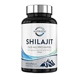 Shilajit Kapseln: Hochdosierter, original Mumijo-Shilajit-Extrakt 1500mg (10:1) – 180 Vegane Kapseln – Natürliche Quelle von Spurenelementen, Fulvosäure und Huminsäure – Hergestellt in Großbritannien