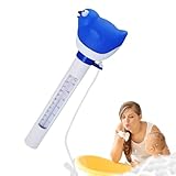 Renchey Poolthermometer,Wasserdichtes Schwimmbadthermometer - Leicht Ablesbar Wasserdicht Tragbar für Kinder