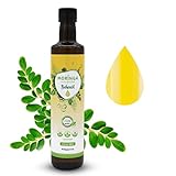 Moringa Öl - Moringasamenöl kaltgepresst 500 ml, Behenöl nur aus den Moringa Samen, nicht aus den Schoten, Premium Moringa Öl, in Rohkostqualität, 100ml kosten nur 11,98€
