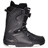 Airtracks Herren Snowboard Boots Strong ATOP Snowboardschuhe - QL Snowboardboots - Schwarz - 47