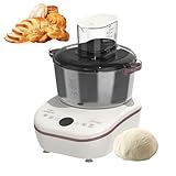Elektrische Teigknetmaschine mit 5L Schüssel - Küchenmaschine mit Fermentierfunktion - Perfekt für Hausbäcker und kleine Bäckereien 5L