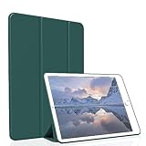 Figair Hülle für iPad Air 3 / Pro 10,5 Zoll, Weicher TPU Rückseite Ultradünn Leicht Smart Schutzhülle, Auto Schlafen/Wecken Hülle für iPad Air 3. Generation/Pro 10,5”, Dunkelgrün