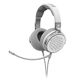 Corsair Virtuoso PRO Gaming-Headset mit offenem Rücken, abnehmbares, unidirektionales Mikrofon, 50 mm Graphen-Treiber, 20 Hz - 40 kHz Frequenzgang, Weiß