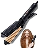 OKWRAP Kreppeisen für die Haare, Kreppeisen, Welleneisen für haare,Crimper Hair Kreppeisen Einstellbare Temperatur, Dual Voltage, Haar Crimper für Frauen(Schwarz)