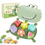 PITMT Eisformen Eis am Stiel Silikon, 6 Zellen Eisformen Kinder Silikon BPA Frei, Mini Eisförmchen Popsicle Formen mit Stiel und Deckel, Wiederverwendbar Eis Selber Machen Formen für Kinder und Baby