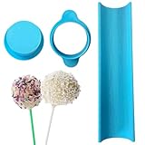 Rundes Cake-Pop-Formen-Set – praktisches Popp-Molud-Set | Cakke Poip Maker Backform | Themen-Leckerli geeignet für Party Dessert Zubereitung Backen Lutscher Süßigkeiten Kreatives Küchenwerkzeug