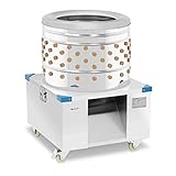 Wiesenfield WI-PPM-60 Rupfmaschine 1.500 W 540 kg/h Edelstahl Ø 60 cm Geflügelrupfmaschine 181 Rupffinger