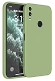 Topme Handyhülle Hülle Fur Redmi Note 7 (6.3' Inches) Case Schutzhülle, Hautschutz Aus TPU Silikonhülle - Matcha-Grün